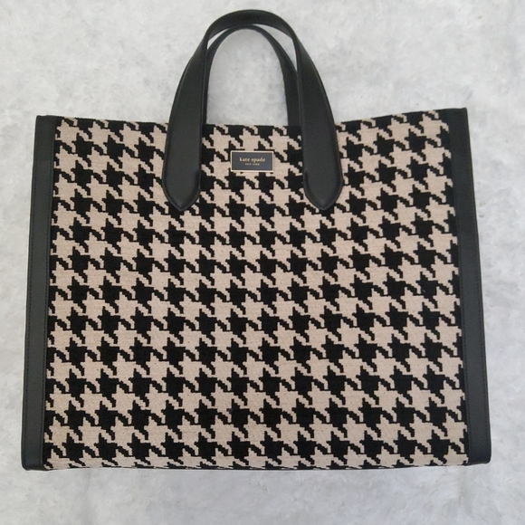 kate spade Handbags - TWEED FOR FALL!  Kate Spade Houndstooth Tote